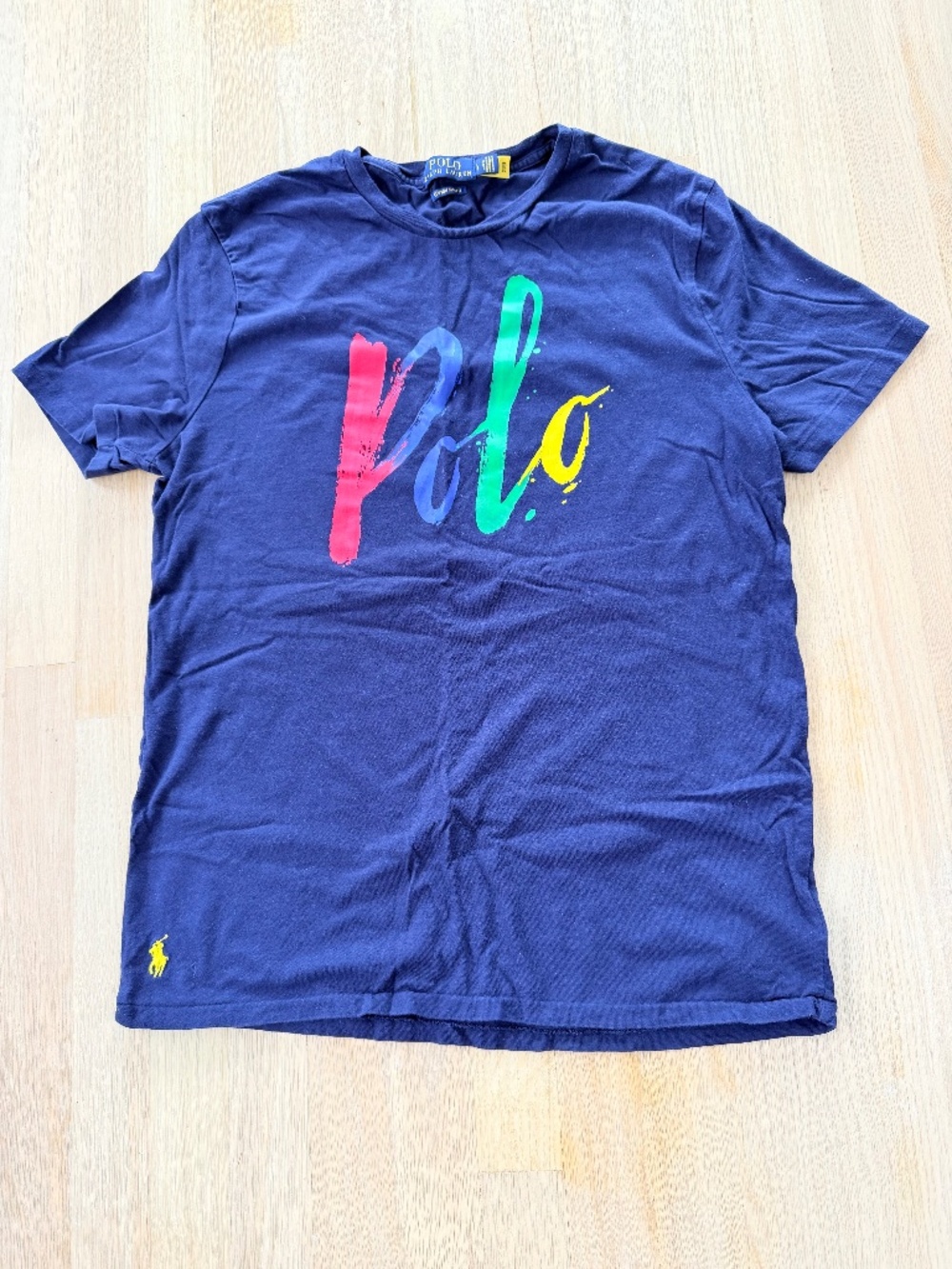 Polo Ralph Lauren Men’s Custom Slim Fit Graphic T-Shirt – Navy, Size L